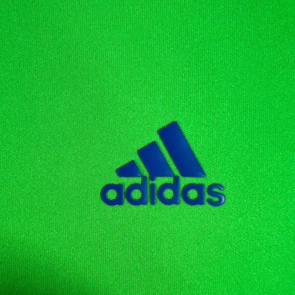 Adidas Polo‎ Shirt Mens Large Green Short Sleeve Casual Golf Performance
